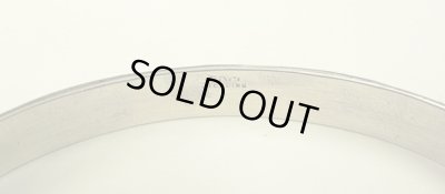 画像6: ナバホ族 インディアンジュエリー "HENRY MARIANO" スタンプワーク シルバー バングル (NEW)