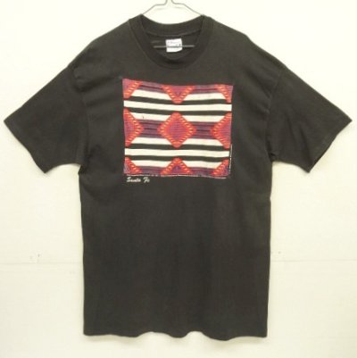 画像1: 90'S MUSEUM OF NEW MEXICO "SANTA FE" シングルステッチ 半袖 Tシャツ ブラック USA製 (VINTAGE)