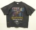画像1: 90'S PANHANDLE SLIM "TURN AND BURN" シングルステッチ 半袖 Tシャツ ブラック USA製 (VINTAGE) (1)