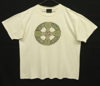 画像1: 90'S KELTIC DESIGNS シングルステッチ 半袖 Tシャツ ホワイト (VINTAGE)