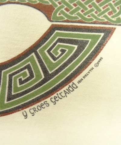 画像4: 90'S KELTIC DESIGNS シングルステッチ 半袖 Tシャツ ホワイト (VINTAGE)