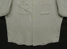 他の写真3: 60'S KING LOUIE レーヨン 半袖 ボーリングシャツ グレー (VINTAGE)
