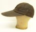 画像3: 90'S ORVIS レザー ロングビルキャップ ブラウン USA製 (VINTAGE)