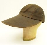 90'S ORVIS レザー ロングビルキャップ ブラウン USA製 (VINTAGE)