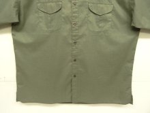 他の写真3: 90'S PERRY ELLIS コットン 半袖 ボックスシャツ カーキ (VINTAGE)