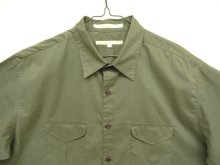 他の写真1: 90'S PERRY ELLIS コットン 半袖 ボックスシャツ カーキ (VINTAGE)