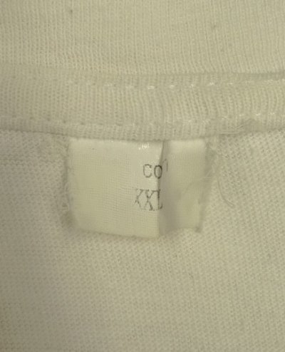 画像2: 90'S JE NE SUIS PAS AU REGIME シングルステッチ 半袖 Tシャツ ホワイト (VINTAGE)