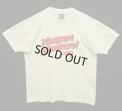 画像1: 90'S NEWPORT シングルステッチ 半袖 Tシャツ ホワイト USA製 (VINTAGE)