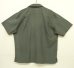 画像3: 90'S LANDS' END シルク/リネン 半袖 オープンカラーシャツ ダークグレー (VINTAGE) (3)