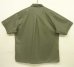 画像3: 90'S PERRY ELLIS コットン 半袖 ボックスシャツ カーキ (VINTAGE) (3)