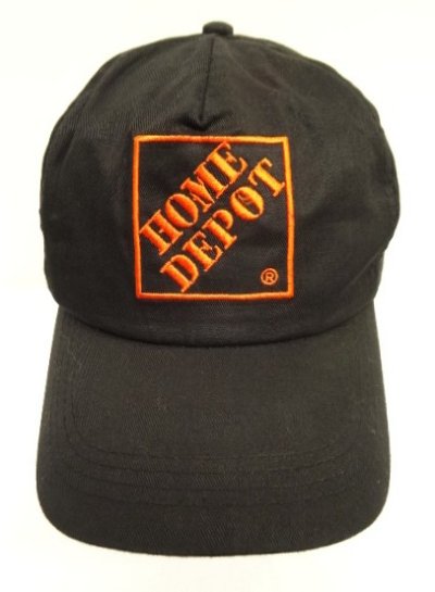 画像2: HOME DEPOT 6パネル ベースボールキャップ ブラック (USED)