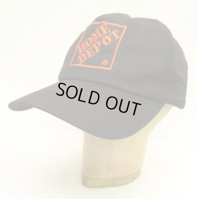 画像1: HOME DEPOT 6パネル ベースボールキャップ ブラック (USED)