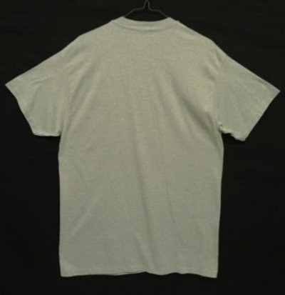 画像4: 90'S HANES シングルステッチ ポケット付き 半袖 Tシャツ グレー (VINTAGE)