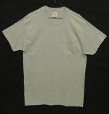 90'S HANES シングルステッチ ポケット付き 半袖 Tシャツ グレー (VINTAGE)