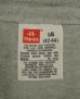 画像2: 90'S HANES シングルステッチ ポケット付き 半袖 Tシャツ グレー (VINTAGE) (2)