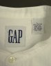 画像2: 90'S GAP 旧タグ ポプリン バンドカラーシャツ ホワイト (VINTAGE) (2)