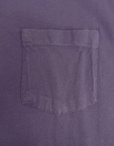 画像3: 90'S HANES シングルステッチ ポケット付き 半袖 Tシャツ グレープ (VINTAGE)