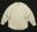 画像1: 90'S GAP 旧タグ ポプリン バンドカラーシャツ ホワイト (VINTAGE) (1)