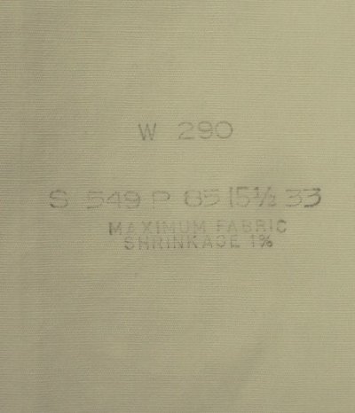 画像3: 60'S SEARS 6ボタン レギュラーカラーシャツ ホワイト (VINTAGE)