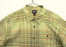 他の写真1: PATAGONIA オーガニックコットン 半袖 A/Cシャツ チェック柄 (USED)