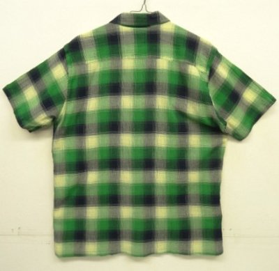 画像3: PATAGONIA オーガニックコットン 半袖 A/Cシャツ オンブレチェック (USED)