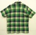 画像3: PATAGONIA オーガニックコットン 半袖 A/Cシャツ オンブレチェック (USED) (3)