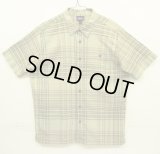 PATAGONIA オーガニックコットン 半袖 A/Cシャツ チェック柄 (USED)