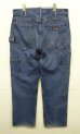 画像3: PATAGONIA デニム ダブルニー ペインターパンツ インディゴ USA製 (USED) (3)