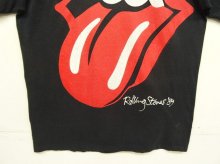 他の写真3: 80'S ROLLING STONES "THE NORTH AMERICAN TOUR 1989" シングルステッチ 半袖 Tシャツ ブラック USA製 (VINTAGE)