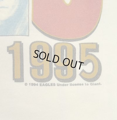 画像7: 90'S EAGLES "HELL FREEZES OVER 1995" シングルステッチ 半袖 Tシャツ ホワイト USA製 (VINTAGE)