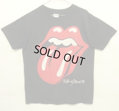 画像1: 80'S ROLLING STONES "THE NORTH AMERICAN TOUR 1989" シングルステッチ 半袖 Tシャツ ブラック USA製 (VINTAGE)