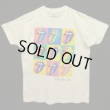 80'S ROLLING STONES "THE NORTH AMERICAN TOUR 1989" シングルステッチ 半袖 Tシャツ ホワイト USA製 (VINTAGE)