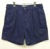 画像1: 90'S RALPH LAUREN "ANDREW SHORT" ツープリーツ チノショーツ ネイビー (VINTAGE) (1)
