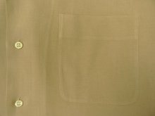 他の写真2: 90'S RALPH LAUREN "CALDWELL" シルク/コットン ロゴ無し 半袖 オープンカラーシャツ タン (VINTAGE)