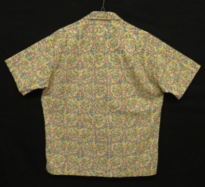 画像3: 90'S RALPH LAUREN "CALDWELL" コットン 半袖 オープンカラーシャツ 総柄 (VINTAGE)