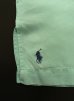 画像3: 90'S RALPH LAUREN "CALDWELL" シルク/リネン 裾ロゴ 半袖 オープンカラーシャツ ミントグリーン (VINTAGE) (3)