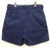 画像4: 90'S RALPH LAUREN "ANDREW SHORT" ツープリーツ チノショーツ ネイビー (VINTAGE) (4)