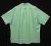 画像4: 90'S RALPH LAUREN "CALDWELL" シルク/リネン 裾ロゴ 半袖 オープンカラーシャツ ミントグリーン (VINTAGE) (4)