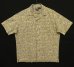 画像1: 90'S RALPH LAUREN "CALDWELL" コットン 半袖 オープンカラーシャツ 総柄 (VINTAGE) (1)