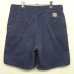 画像5: 90'S RALPH LAUREN "ボックスロゴ" ツープリーツ チノショーツ ネイビー TALONジップ USA製 (VINTAGE)
