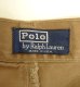 画像2: 90'S RALPH LAUREN "ボックスロゴ" ツープリーツ チノショーツ ブラウン USA製 (VINTAGE) (2)