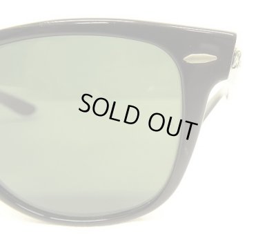 画像3: 90'S B&L ボシュロム製 RAY-BAN "WAYFARER II" サングラス ブラック USA製 (VINTAGE)