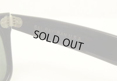 画像6: 80'S B&L ボシュロム製 RAY-BAN "WAYFARER" サングラス ブラック USA製 (VINTAGE)