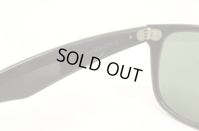 画像7: 90'S B&L ボシュロム製 RAY-BAN "WAYFARER II" サングラス ブラック USA製 (VINTAGE)