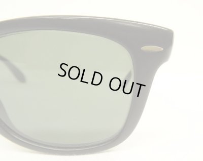 画像3: 90'S B&L ボシュロム製 RAY-BAN "FOLDING WAYFARER" サングラス マットブラック フランス製 (VINTAGE)