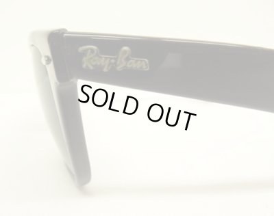 画像5: 90'S B&L ボシュロム製 RAY-BAN "WAYFARER II" サングラス ブラック USA製 (VINTAGE)