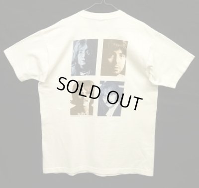 画像1: 90'S THE BEATLES "WHITE ALBUM" シングルステッチ バックプリント 半袖 Tシャツ ホワイト USA製 (VINTAGE)