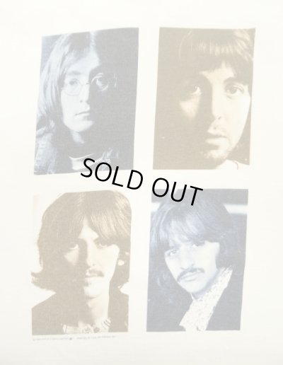 画像2: 90'S THE BEATLES "WHITE ALBUM" シングルステッチ バックプリント 半袖 Tシャツ ホワイト USA製 (VINTAGE)