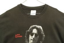 他の写真1: 90'S JOHN LENNON "IMAGINE" シングルステッチ 両面プリント 半袖 Tシャツ ブラック (VINTAGE)