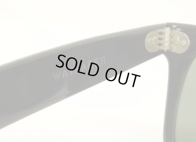 画像7: 80'S B&L ボシュロム製 RAY-BAN "WAYFARER" サングラス ブラック USA製 (VINTAGE)